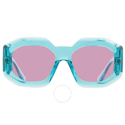 Versace Fuschia Geometric Ladies Sunglasses Ve4424u 5361/5 56