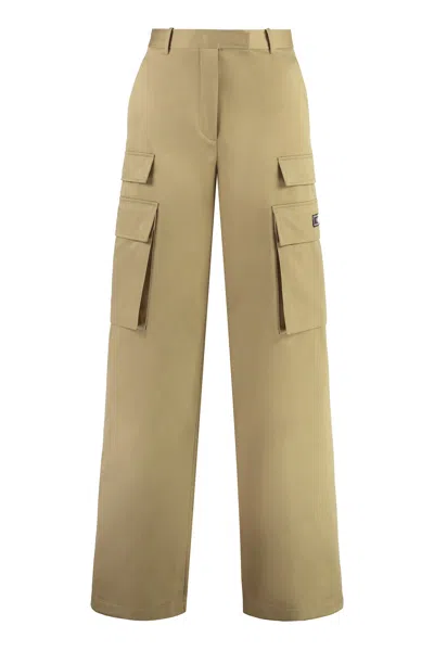 VERSACE GABARDINE CARGO TROUSERS