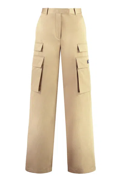 VERSACE VERSACE GABARDINE CARGO TROUSERS