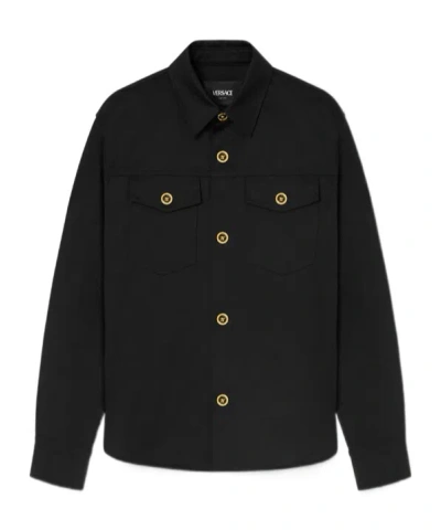 VERSACE VERSACE LONG-SLEEVED BUTTON-UP SHIRT