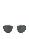 Versace White Acetate Sunglasses In Pink