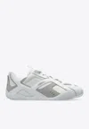 Versace Galaxia Leather Low-top Sneakers In White