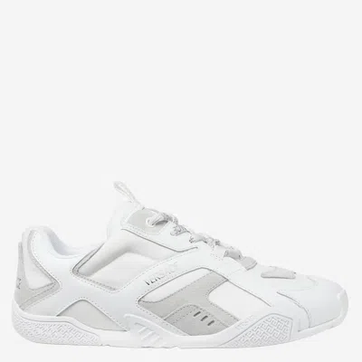 Versace Galaxia Leather Sneakers In White