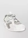 Versace Galaxia Leather Low-top Sneakers In White