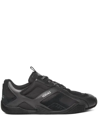 Versace Galaxia Sneakers In Black