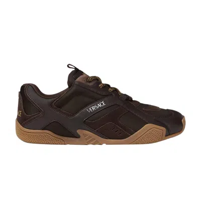 Pre-owned Versace Galaxia Sneakers 'brown' | Men's Size 39
