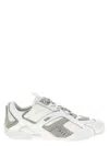 Versace Galaxia Leather Low-top Sneakers In White