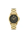 Versace V-galaxy Moonphase Bracelet Watch In Gold