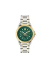 Versace New Chrono Chronograph Watch In Metallic