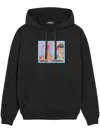 Versace Gallery Hoodie In Black