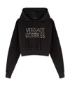 Versace Gem-embellishment Logo Hoodie