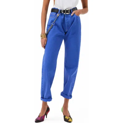 Versace Gender Inclusive Straight Leg Jeans In Blue