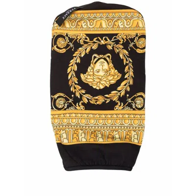 Versace General Accessories In Black/yellow