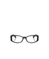 Versace Geometric Frame Flat Mirror In Black