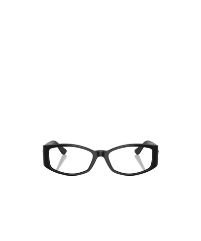 Versace Geometric Frame Flat Mirror In Black