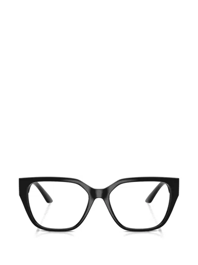 Versace Geometric-frame Glasses In Black