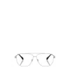 Versace Geometric-frame Glasses In White