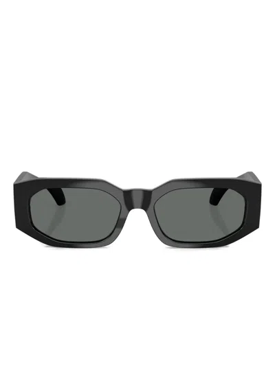 Versace Sonnenbrille Mit Geometrischem Gestell In Black