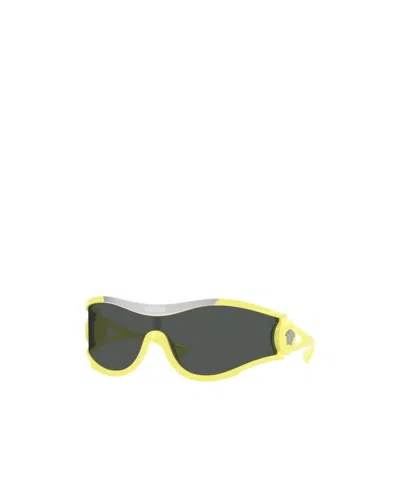 VERSACE GEOMETRIC FRAME SUNGLASSES