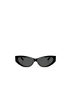 Versace Medusa Head Cat-eye Sunglasses In Black