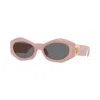 Versace Grey Irregular Ladies Sunglasses Ve4466u 546387 54 In Pink
