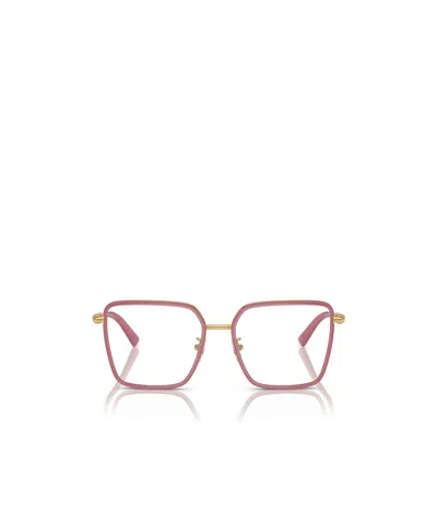 Versace Geometrically Framed Flat Mirror In Brown