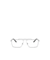 Versace 59mm Rectangular Optical Glasses In White