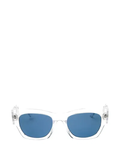 Versace Geometric-frame Sunglasses In Multi