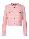 Versace Virgin Wool Blend Jacket In Nude & Neutrals