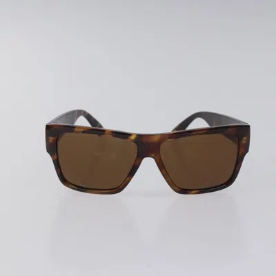 Pre-owned Versace Gianni Plastic Glasses () In Brown