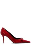 VERSACE VERSACE GIANNI POINTED TOE PUMPS