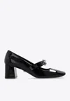 Versace "gianni Ribbon Patent Leather Dé