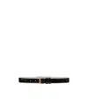 Versace Gianni Ribbon Belt In Black