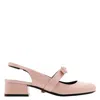 Versace Gianni Ribbon Patent 35 Slingback Pumps In Pink