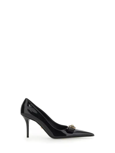 VERSACE VERSACE GIANNI RIBBON PUMPS