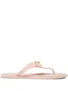 Versace Gianni Ribbon Sandals In Pink