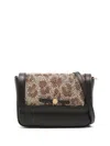 Versace Gianni Ribbon Shoulder Bag In Black