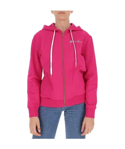 Versace Gianni Signature Hoodie In Pink