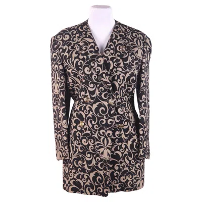 Pre-owned Versace Gianni  1988 Wool Jacket In Black