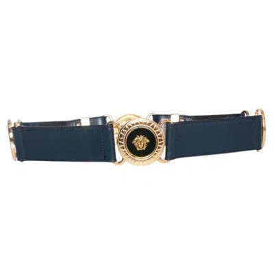 Pre-owned Versace Gianni  Couture, Blue Waist Belt