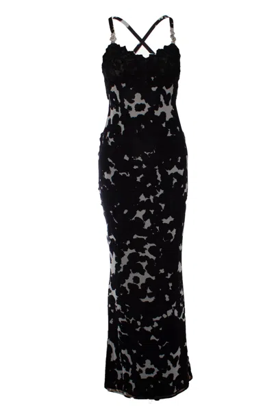 Versace Gianni  Couture Maxi Dress In Black