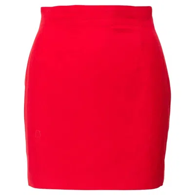 Pre-owned Versace Gianni  Mini Skirt - '90s In Red