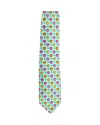 Versace Gianni  Printed Tie In Multicolor Silk In Multi