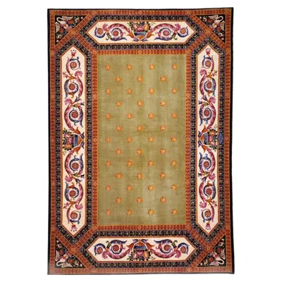 Pre-owned Versace Gianni , Renaissance Green Rug