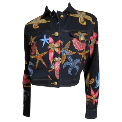 Pre-owned Versace Gianni  Starfish Jacket S/s 1992 In Black