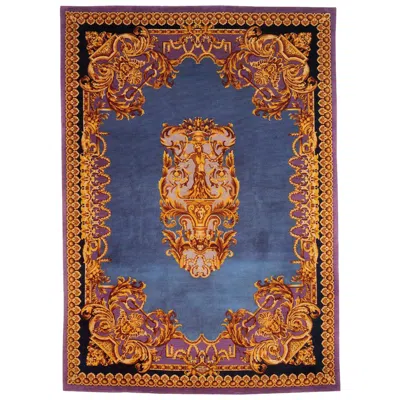 Pre-owned Versace Gianni , Tartan Dreamland Rug In Brown