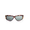 Versace Gianni  Tortoise Shell Rectangular Sunglasses. In Brown