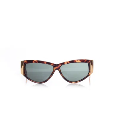 Versace Gianni  Tortoise Shell Rectangular Sunglasses. In Brown
