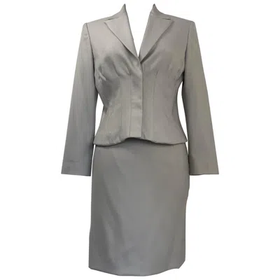 Pre-owned Versace Gianni  Vintage 90s Suit In Gray