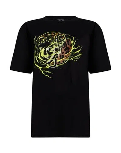 Versace Gianni  Woman T-shirt Black Size Xs Cotton